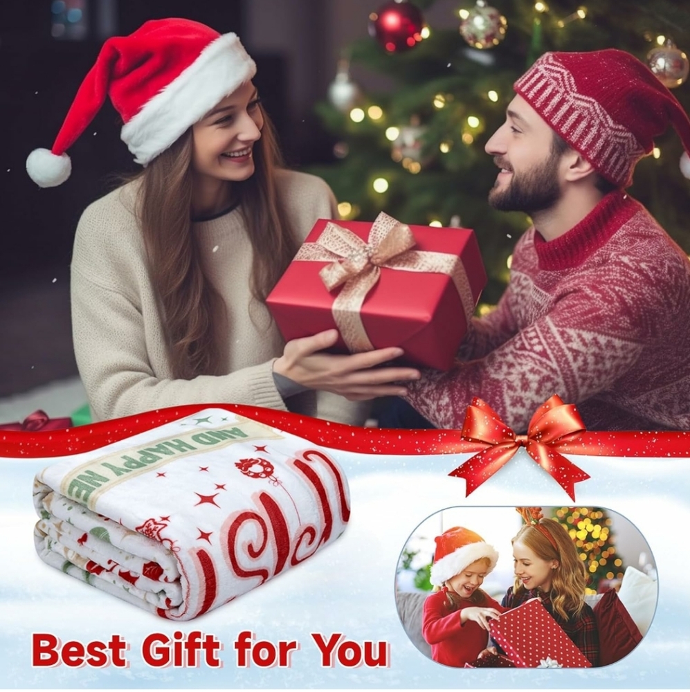 Christmas Blanket Gifts for Mom, Daughter
